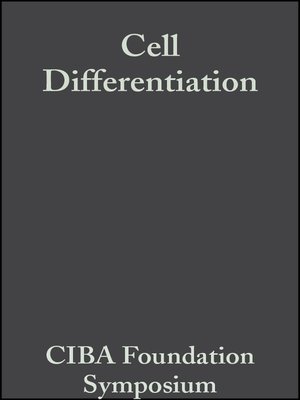 cover image of Cell Differentiation